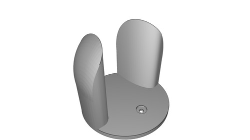 Supporto parete per mazza - parete,