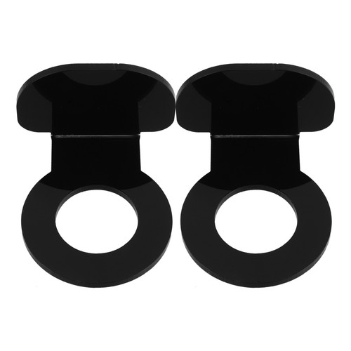 Supporto tennis acrilico nero - acrilico,