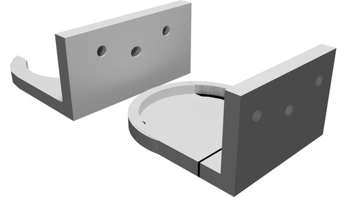 Supporto verticale parete - a,